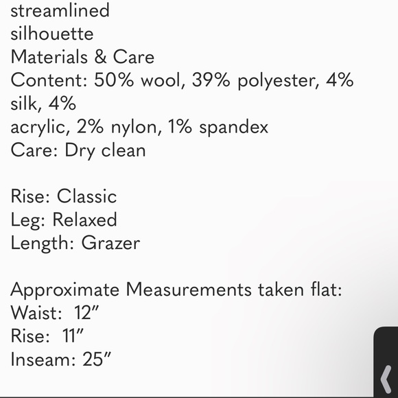 Aritzia Babaton Dexter Wool Silk Blend Pant - Picture 12 of 12